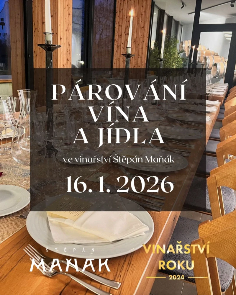 Párování vína a jídla - 16.01.2026